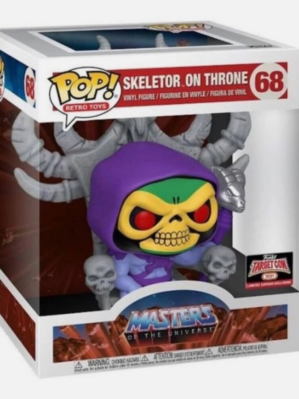Funko Pop! Masters of the Universe Skeletor on Throne 68 Exclusive Vaulted New